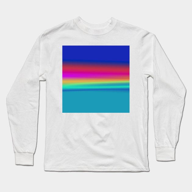 RED BLUE GREEN TEXTURE ART Long Sleeve T-Shirt by Artistic_st